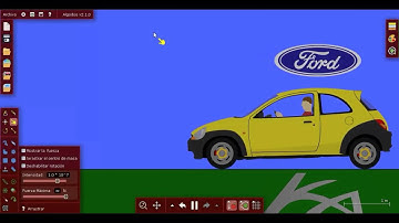 Algodoo I Ford Ka Underride Test