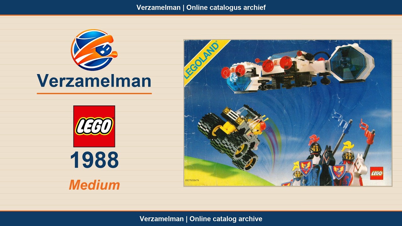 LEGO 1988 Medium — Catalogus | Catalog / Catalogue - YouTube