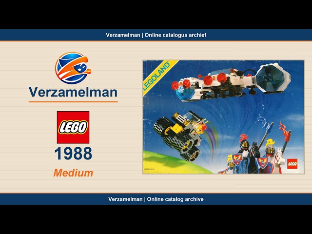 LEGO 1988 Medium — Catalogus | Catalog / Catalogue - YouTube