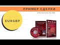 Пример торговли Волны Вульфа - EURGBP