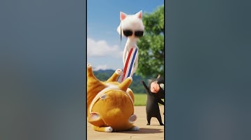 AI Animation | Feline Follies #6: Stunt Gone Wrong 🚀 | #funnycats #animation #fail #slapstick
