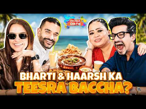 Double Date Bharti & Haarsh Ke Saath! Love Story Over Chole Kulche With Neha Dhupia & Angad Bedi!