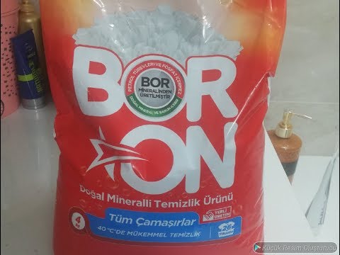 YERLİ MALI BORON MARKA ÇAMAŞIR DETERJANI DENEDİM