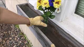 How to put Artificial Flowers in a Window Box