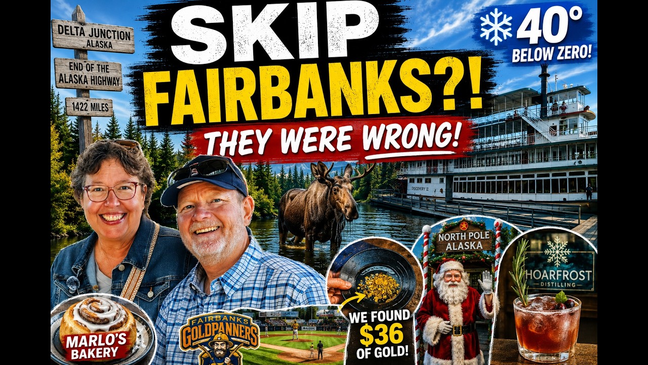 Everyone Told Us to SKIP Fairbanks Alaska… THEY WERE WRONG!