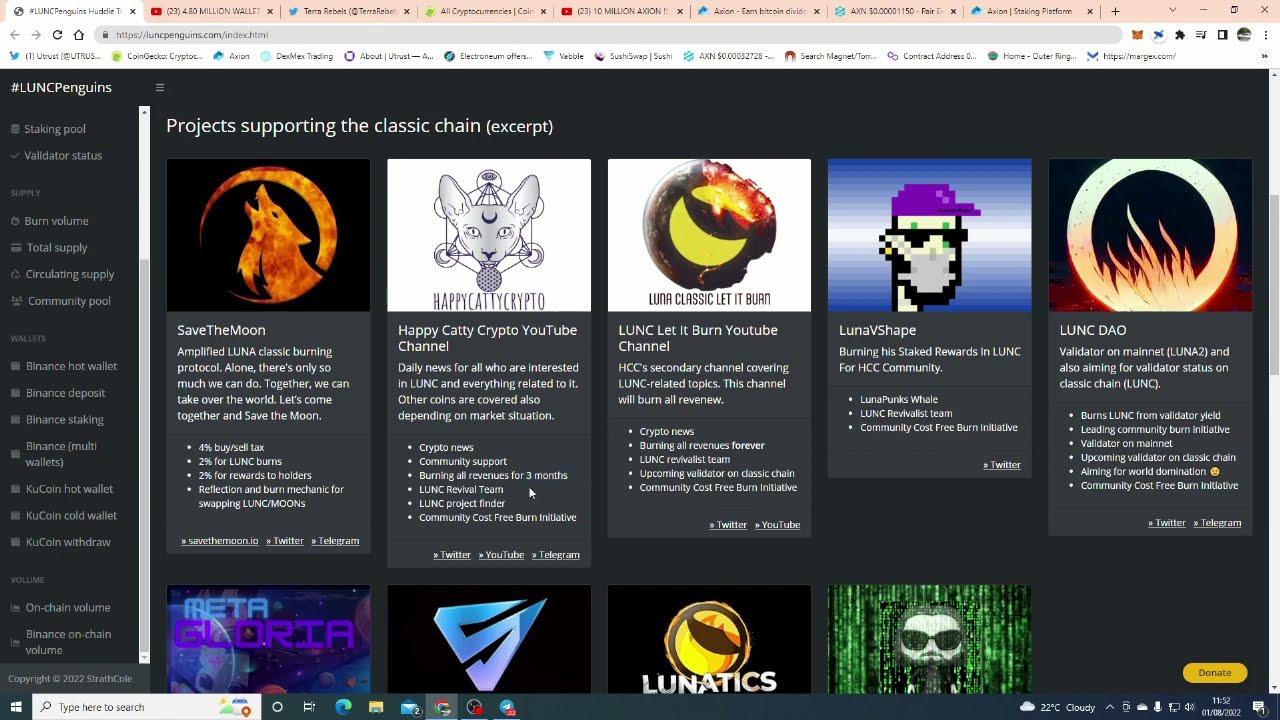 TERRA LUNA (LUNC) WHY I AM BULLISH!! AXION 10 MILLION GIVEAWAY ,WIN A LAPTOP SUMMER STAKES ETC..