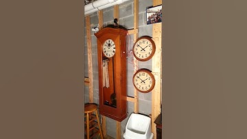 Standard Electric Time Master Clock & Two Slaves