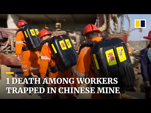 Survivors trapped in Chinese gold mine receive food and blankets, as one worker’s death confirmed