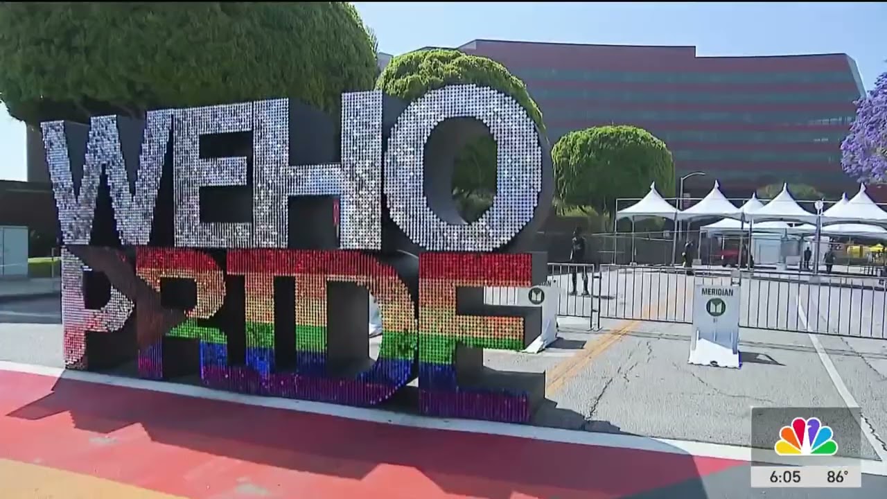Hundreds gather in West Hollywood to celebrate Pride 2025