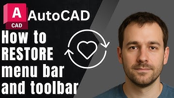 How to Restore Missing Menu Bar & Toolbars in AutoCAD – Easy Fix