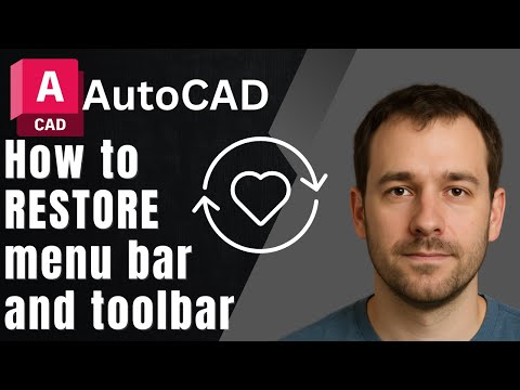 How to Restore Missing Menu Bar & Toolbars in AutoCAD – Easy Fix