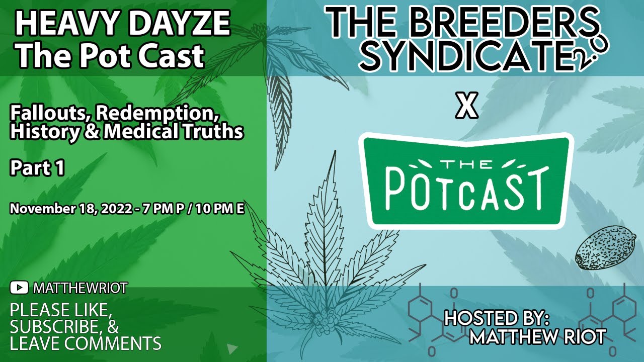 Breeders Syndicate 2.0 - Heavy Dayze from The Potcast - Fallouts... S05 E15 Part 1 S05 E15