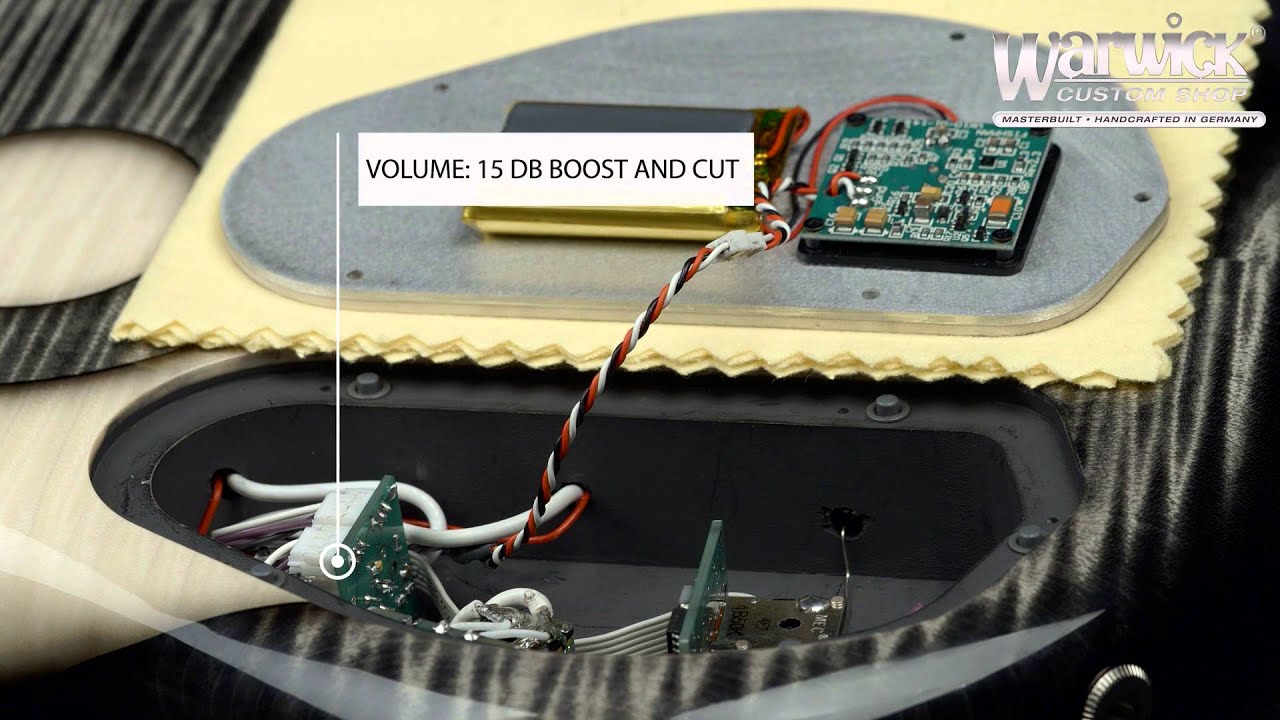 Warwick Custom Shop Masterbuilt - Our electronics (New from february 2016)