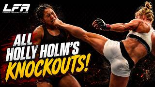 Holly Holm - UFC and boxing legend - all LFA knockouts! | LFA Fights