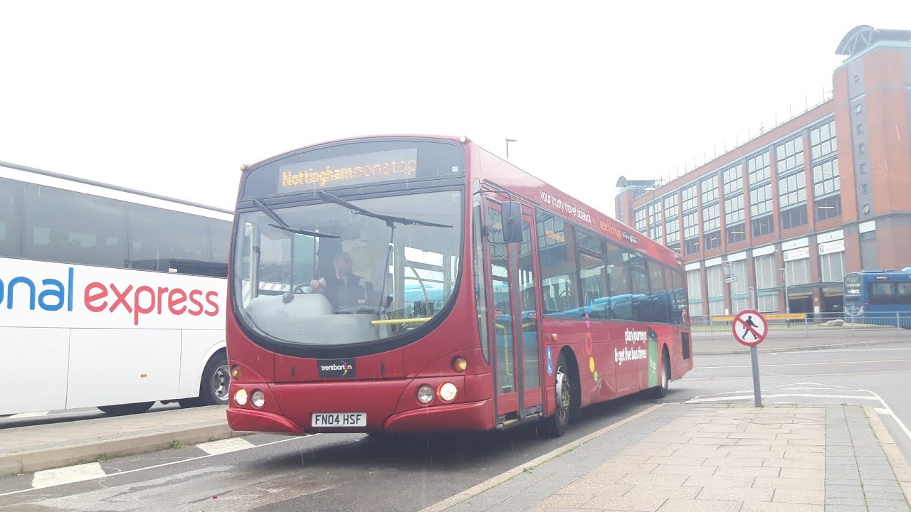 Full Thrash Trentbarton Spare Scania 656 On Red Arrow To Derby