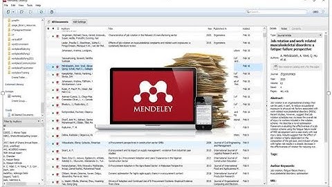 Mastering Mendeley Desktop Management Software for citations and referencing..