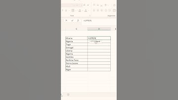 The UPPER function in #excel what will it do? Watch the video to know!!