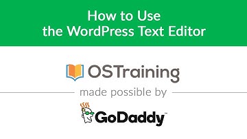 WordPress Beginner Tutorial #9: How to Use the WordPress Text Editor