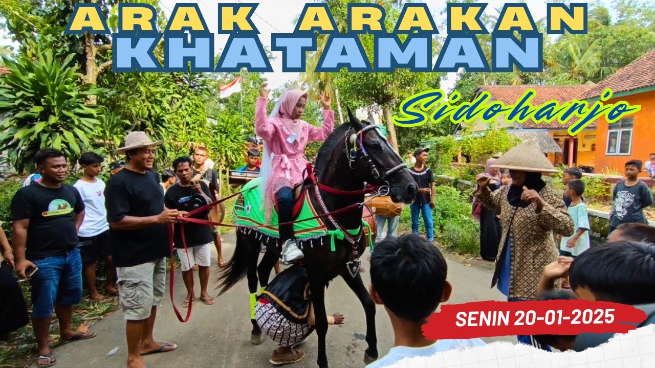 Kuda Joget Kebumen Arak Arakan Khataman Desa Sidoharjo Puring Senin 20/01/2025 Part 2