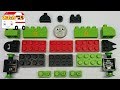 きかんしゃトーマス ブロックのおもちゃ！ダイヤブロックのパーシーを組み立ててみたよ！THOMAS & FRIENDS Block omotoyka2see