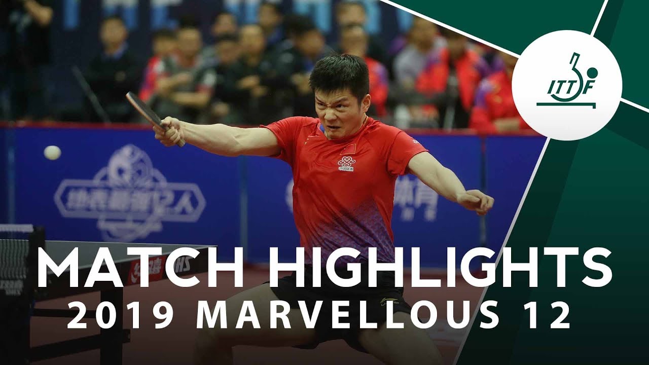 Fan Zhendong vs Zhou Kai 2019 Marvellous 12 Highlights YouTube