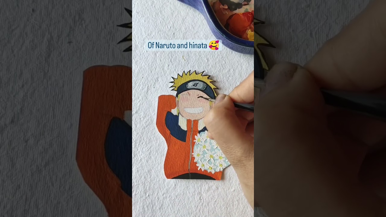 Naruto and Hinata Cute bookmark🔖