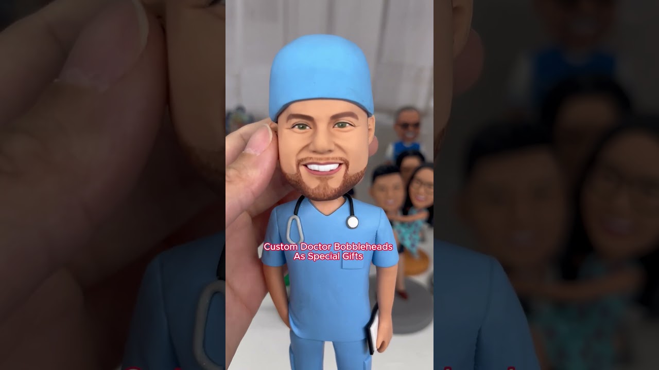 Custom Surgeon Doctor Figurine Bobbleheads As Unique Doctor Gifts -  Medical Bobblehead Gift