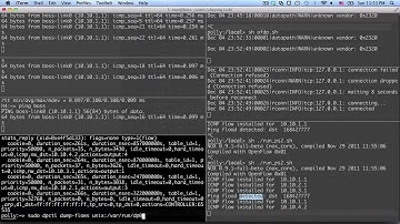 Simulation of ICMP flood detection and prevention using openflow