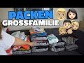 PACKEN FÜR GROSSFAMILIE | 6 Personen - Autofahrt nach Italien | DIANA DIAMANTA