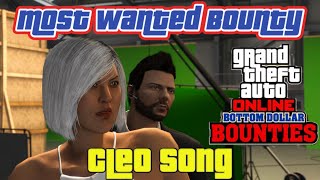 GTA Online Cleo Song Most Wanted Bounty Target Mission [Bottom Dollar Bounties DLC] 4K FPS
