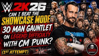 Can I Beat The WWE 2K26 Showcase Mode 30 Man Gauntlet On Legend Difficulty? (1st Attempt)
