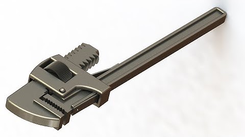 SolidWorks RE Tutorial #211: Stillson Wrench (Project 17)