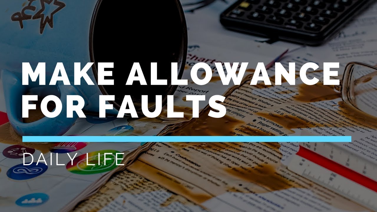 Making allowance for other people’s faults Colossians 3 YouTube