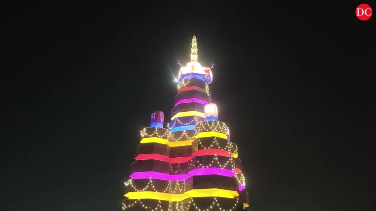 Ayodhya Ram temple decked up with colourful lights ahead of Diwali