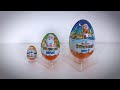 Kinder Surprise Vs Kinder Maxi Vs GIANT Egg Christmas Edition 2018 October NEW ViDEO In 4K