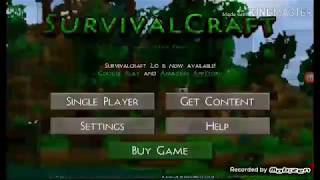 لعبة أحسن من ماينكرافت| SURVIVAL CRAFT DEMO screenshot 1