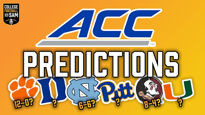 ACC & Notre Dame 2025 Record Predictions | College Football 2025