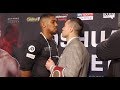 VERY INTENSE! - ANTHONY JOSHUA v JOSEPH PARKER - HEAD TO HEAD @ FINAL PRESS CONFERENCE