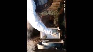 4 moving comb to frames