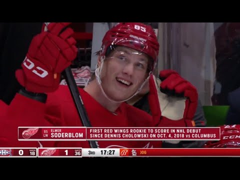 Video: Elmer Soderblom Scores First NHL Goal - NHL Trade Rumors