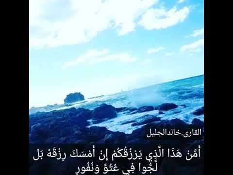 حالات واتس أب دنيه بصوت الشيخ خالد الجليل 