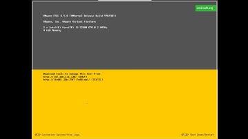 ESXi 6.5 static IP setting