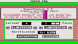 ATARI ST DISK FORMATTER SUPER FORMAT v2 2 By Insoft COPY COPIER Copy COPIER STE