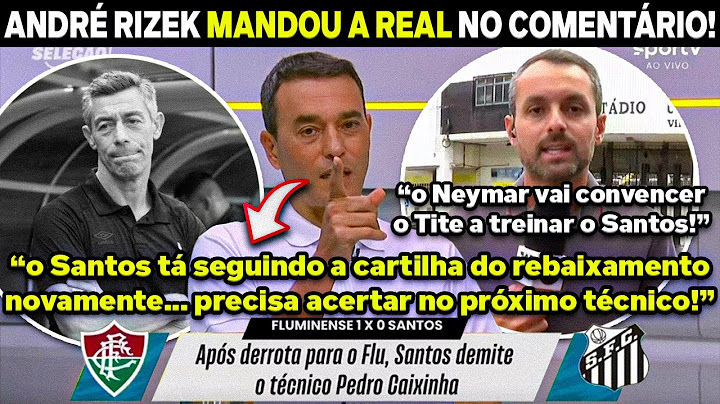 🔥IMPRENSA DEBATE A DEMISSÃO DE PEDRO CAIXINHA DO SANTOS - QUEM DEVE SER O NOVO TREINADOR DO SANTOS?