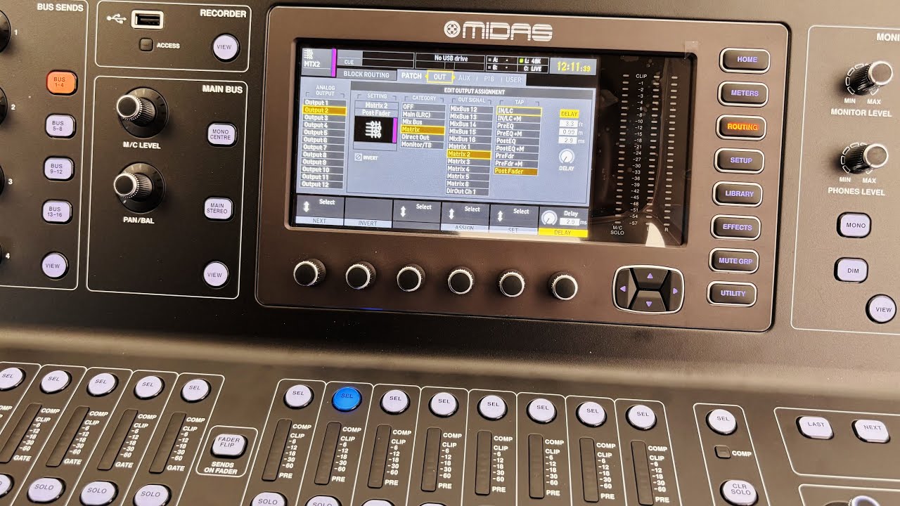 Tutorial Cara Menggunakan MIXER MIDAS M32 Live tanpa DLMS