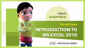 VedV Publication Pvt. Ltd. Introduction to ms excel 2010   Class 6 Chapter 6 ENGLISH
