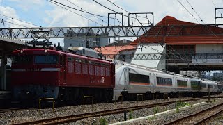 651系OM205編成 廃車回送 (EF81‐139牽引) 土呂駅通過