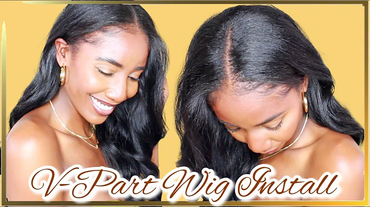 First Time Trying a V-Part Wig | It looks so Natural! Wiggins Hair Review | Simply Subrena