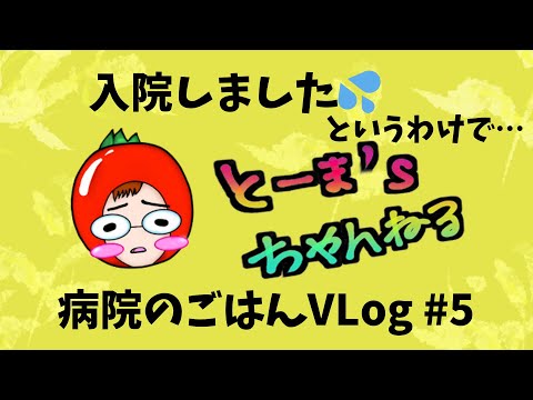 【病院食　入院Vlog #5】入院中のごはんの記録をとってみた。
