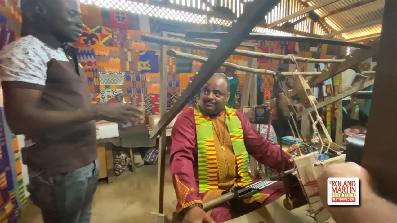 Roland Visits The Kente Cloth Capital Of The World In Ghana